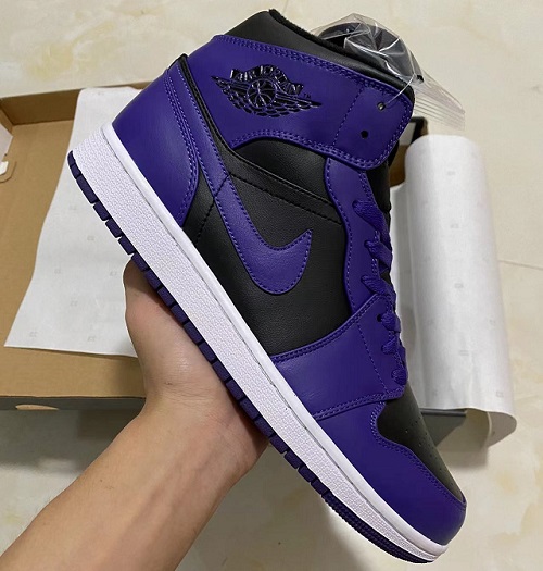 Air Jordan Retro 1 Grade AAA Purple Black [Cheap Jordans Shoes 1 197]